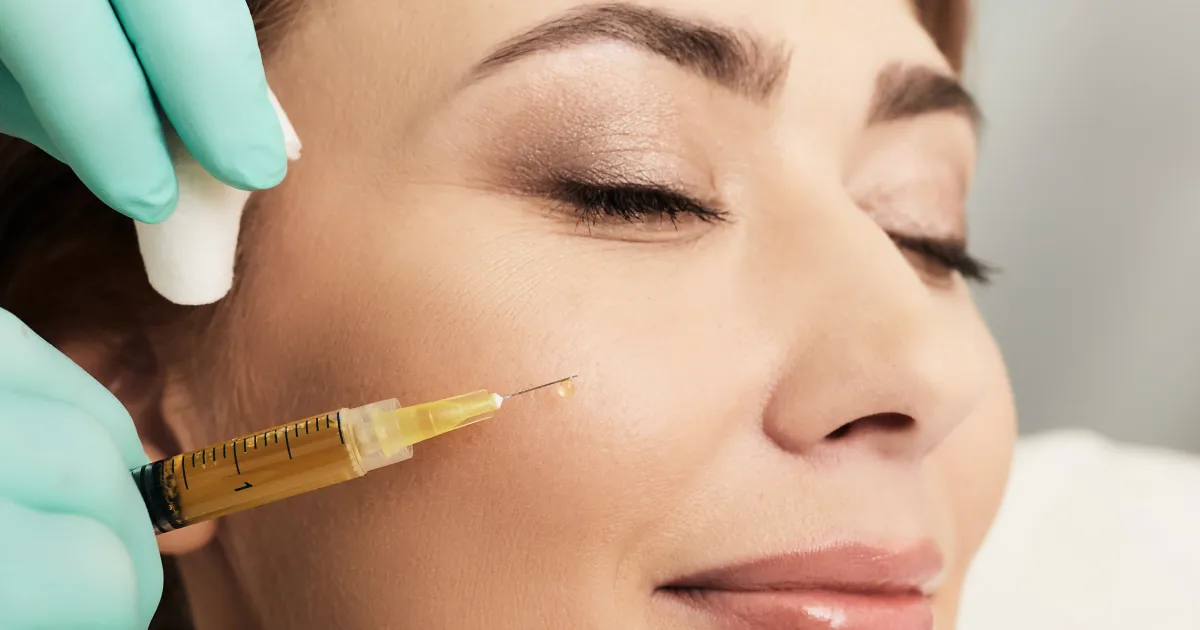 Patient receiving PRP therapy in Brooklyn, NY, for youthful, smooth skin